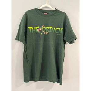 Dr.‎ Seuss The Grinch T-Shirt 2001 Graphic Print Crew Neck Men's Large